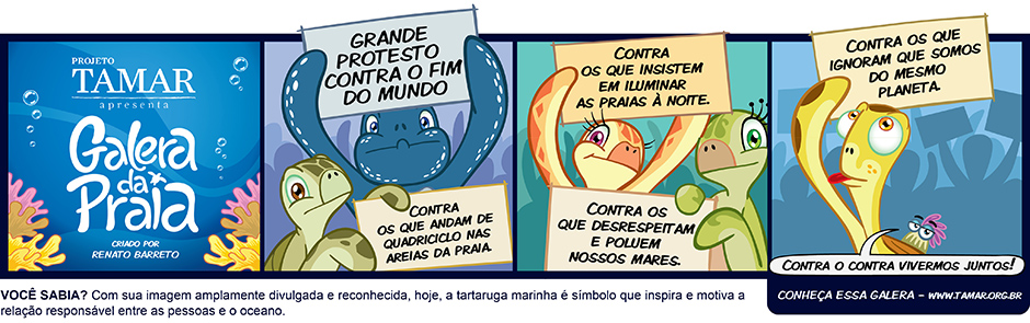 Tirinha Galera da Praia